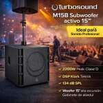 Subwoofer Activo Turbosound M15b 15 Sub Bajo Estudio 2200w - Imagen 4