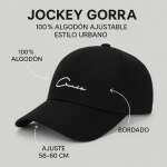 Jockey Gorra 100% Algodón Ajustable Estilo Urbano - Imagen 3