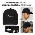 Jockey Gorra 100% Algodón Ajustable Estilo Urbano - Imagen 4
