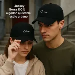 Jockey Gorra 100% Algodón Ajustable Estilo Urbano - Imagen 6