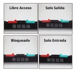 Puerta Mascotas Abatible Con 4 Modos De Bloqueo Y Acceso - Imagen 5