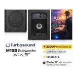 Subwoofer Activo Turbosound M15b 15 Sub Bajo Estudio 2200w - Imagen 5