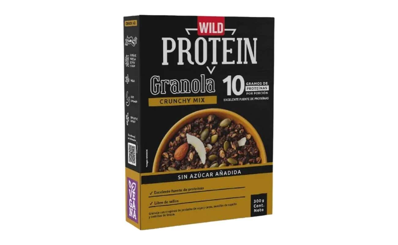 Granola Proteica Wild Protein Crunchy Mix 300 g Vegana