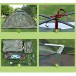 Carpa Camping 3 Personas con Mosquitero y Protección UV - Imagen 6