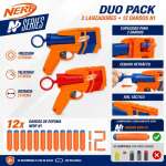 Nerf N Series Duo Pack 2 Lanzadores y 12 Dardos de Espuma - Imagen 4