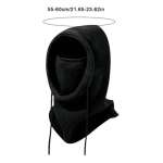Pasamontañas Polar con Capucha y Cuello Térmico Unisex Negro - Imagen 4