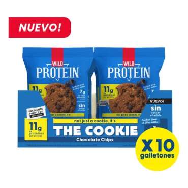 Galletas Proteicas Wild Foods The Cookie - 10 Unidades