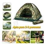 Carpa Camping 3 Personas con Mosquitero y Protección UV - Imagen 7