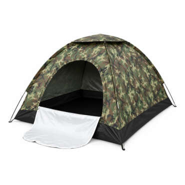 Carpa Camping 3 Personas con Mosquitero y Protección UV