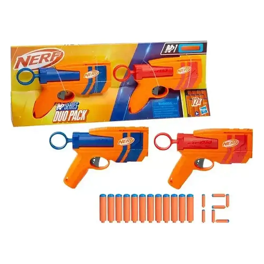 Nerf N Series Duo Pack 2 Lanzadores y 12 Dardos de Espuma