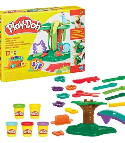 Set Play Doh Creaciones en la Copa del Árbol con 5 Botes